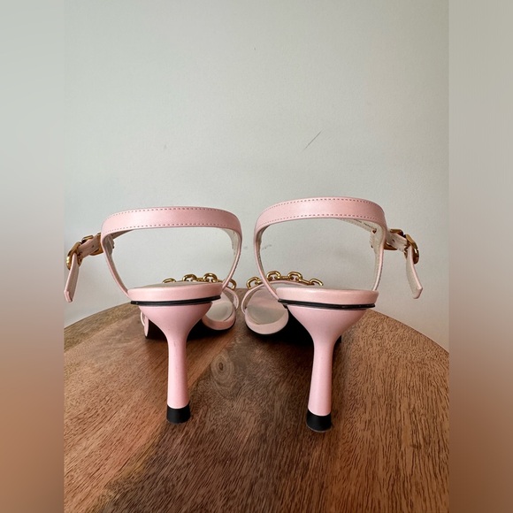 Pink Chained Link Heeled Sandals from Charles & Keith! - Picture 3 of 6